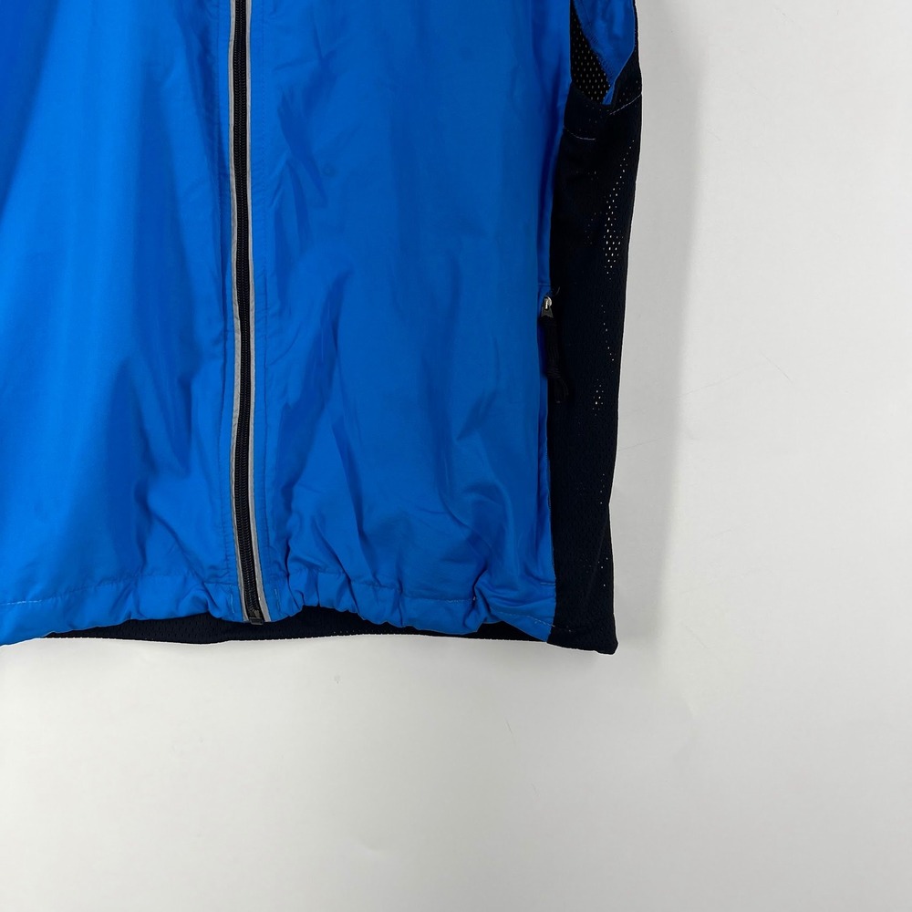 Nike Mens Vintage Mesh Back Reflective Full Zip Running Training Vest M - Picture 7 of 15
